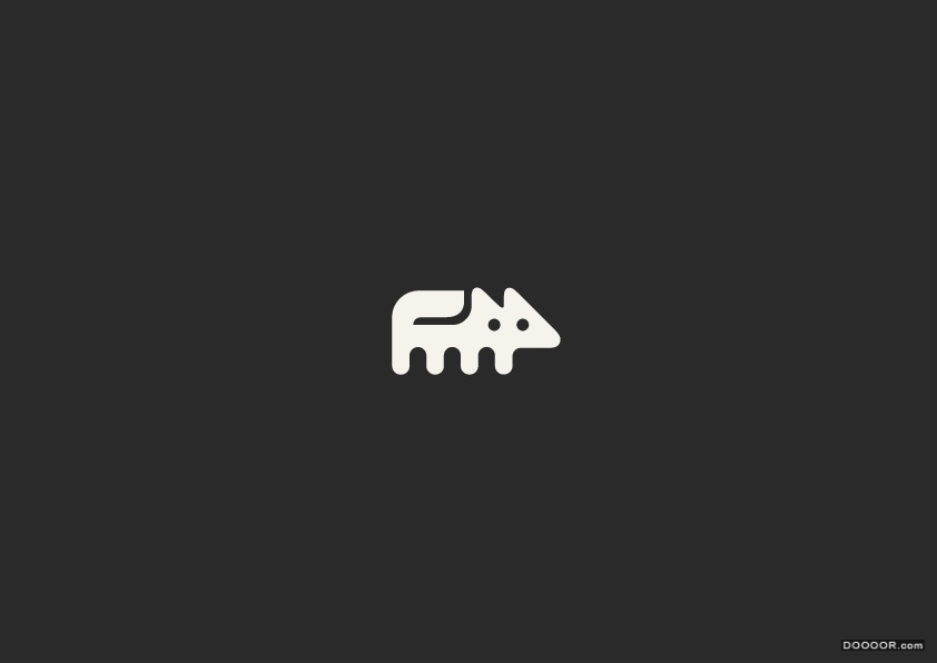 GEORGE简单线条动物LOGO设计 [47P] (19).jpg