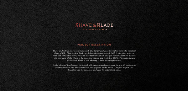 俄罗斯SHAVE&BLADE男士用品品牌形象设计 [23P]