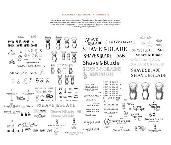 俄罗斯SHAVE&BLADE男士用品品牌形象设计 [23P]