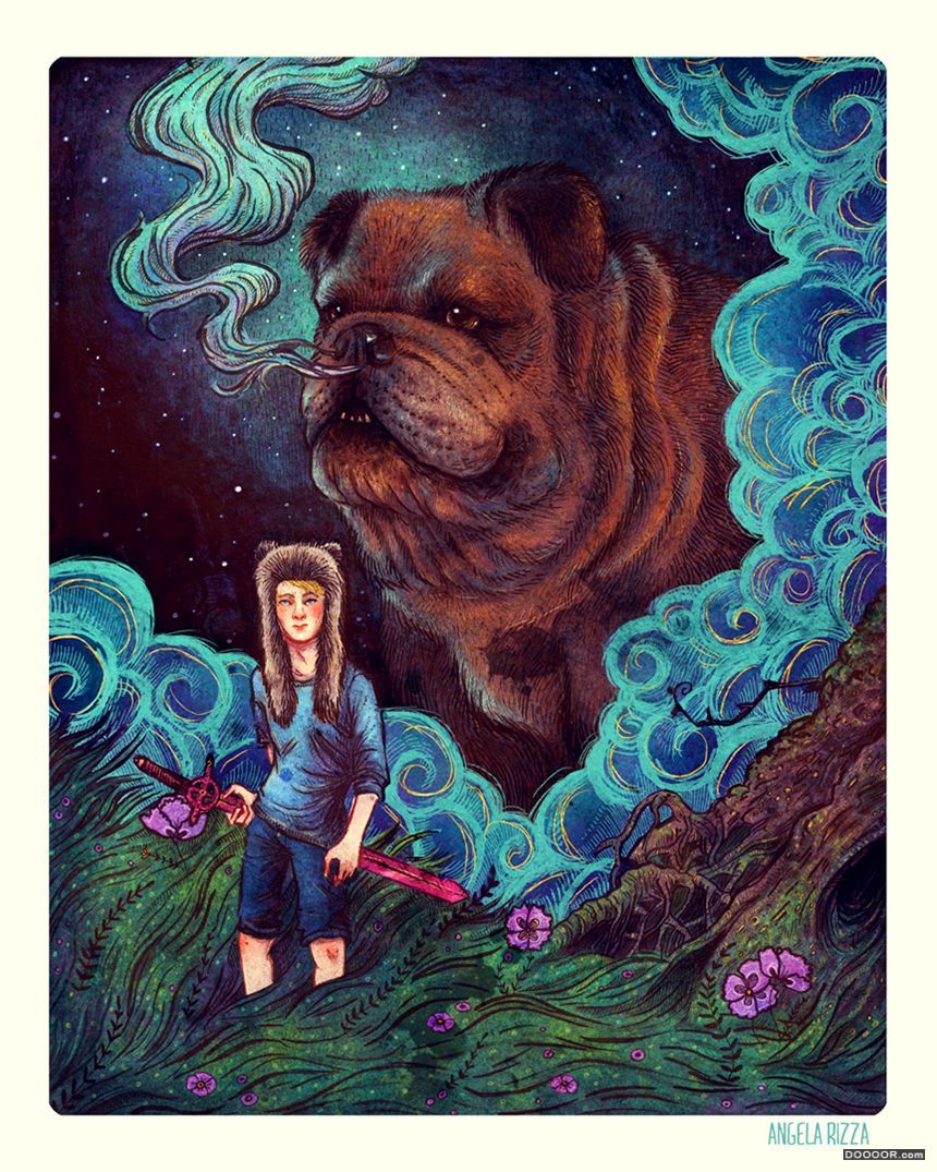Angela Rizza浓郁森林插画  [35P] (20).jpg