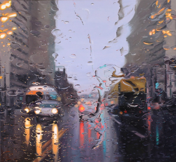 下雨的街道-美国超写实画家gregory thielker作品 [26P] (2).jpg