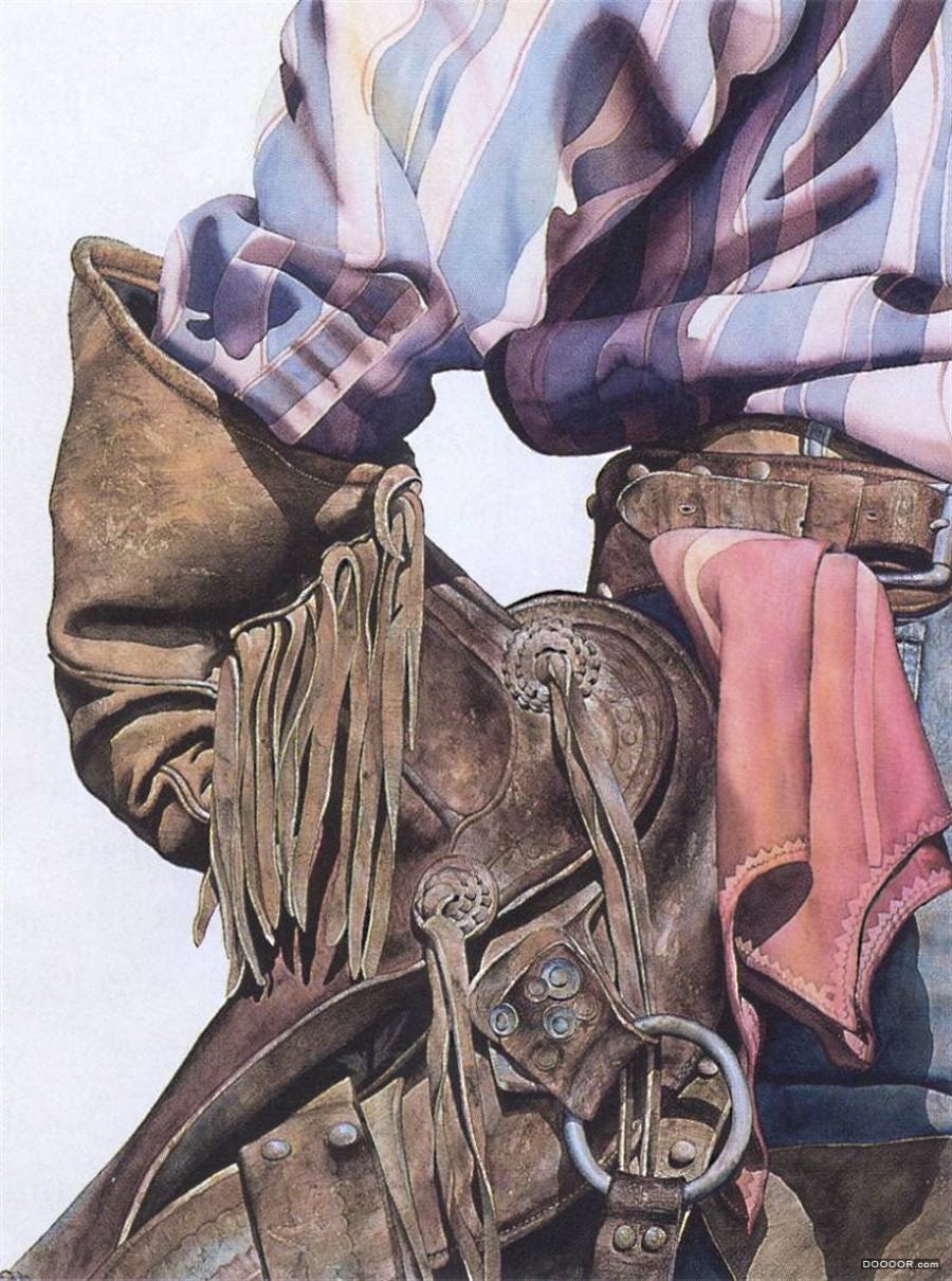 Nelson Boren 美国水彩画家[无头牛仔系列] [52P] (18).jpg
