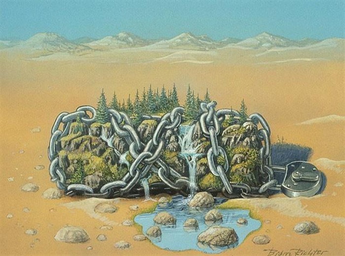 干涸的大地-挪威艺术家Bjorn Richter创意插画作品 [12P] (3).jpg