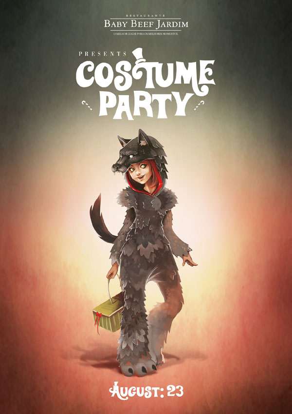 COSTUME PARTY主题宣传插画广告欣赏 (2).jpg