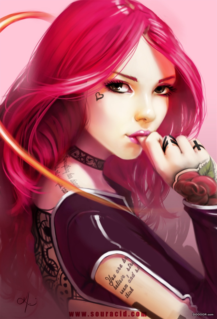 KARL娇艳欲滴美女插画作品欣赏-Karl Liversidge [84P] (12).jpg