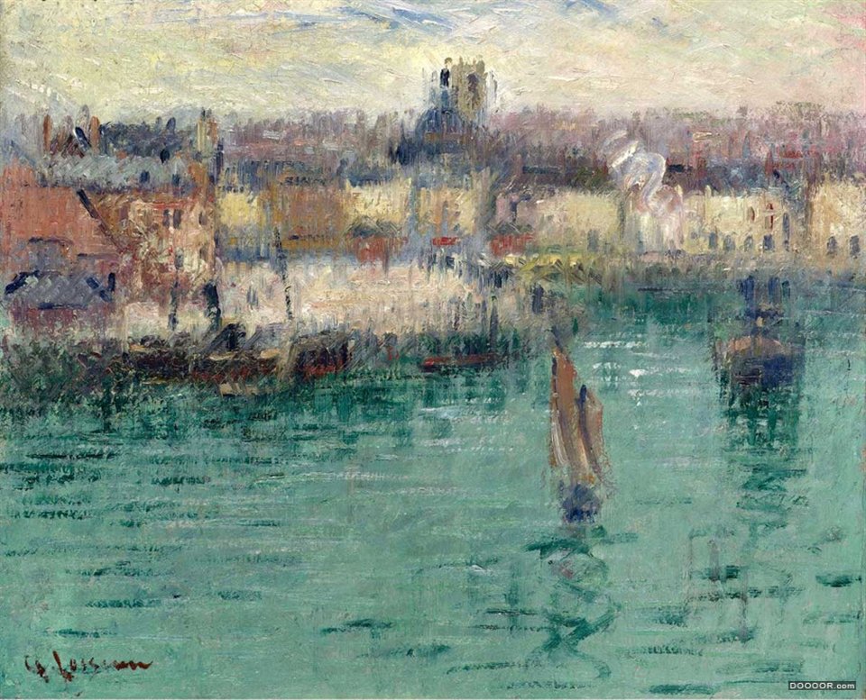 Gustave Loiseau 古斯塔夫 罗瓦索法国印象派画家（1865年-1935年) [35P] (7).jpg.jpg