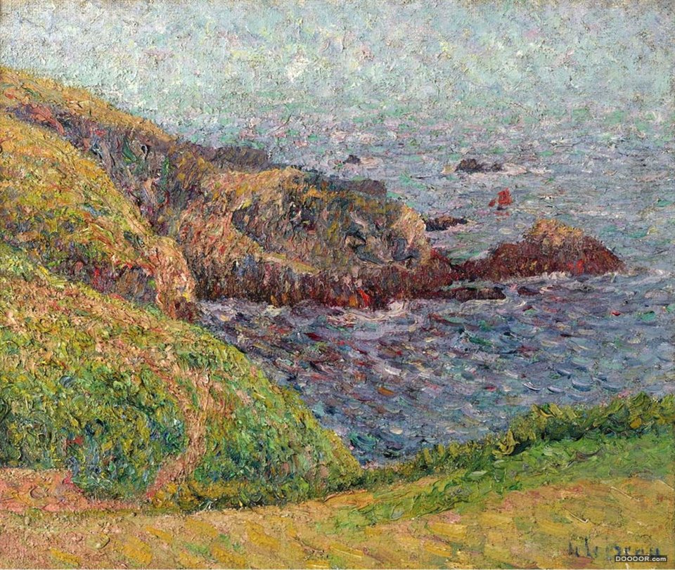 Gustave Loiseau 古斯塔夫 罗瓦索法国印象派画家（1865年-1935年) [35P] (16).jpg.jpg