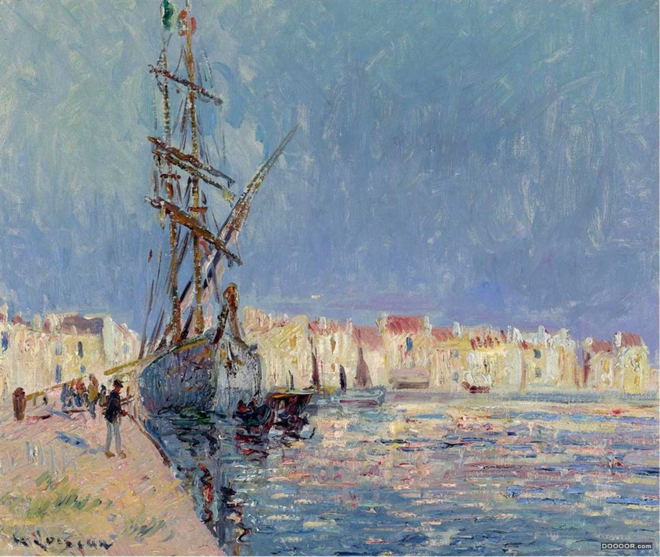 Gustave Loiseau 古斯塔夫 罗瓦索法国印象派画家（1865年-1935年) [35P] (27).jpg.jpg