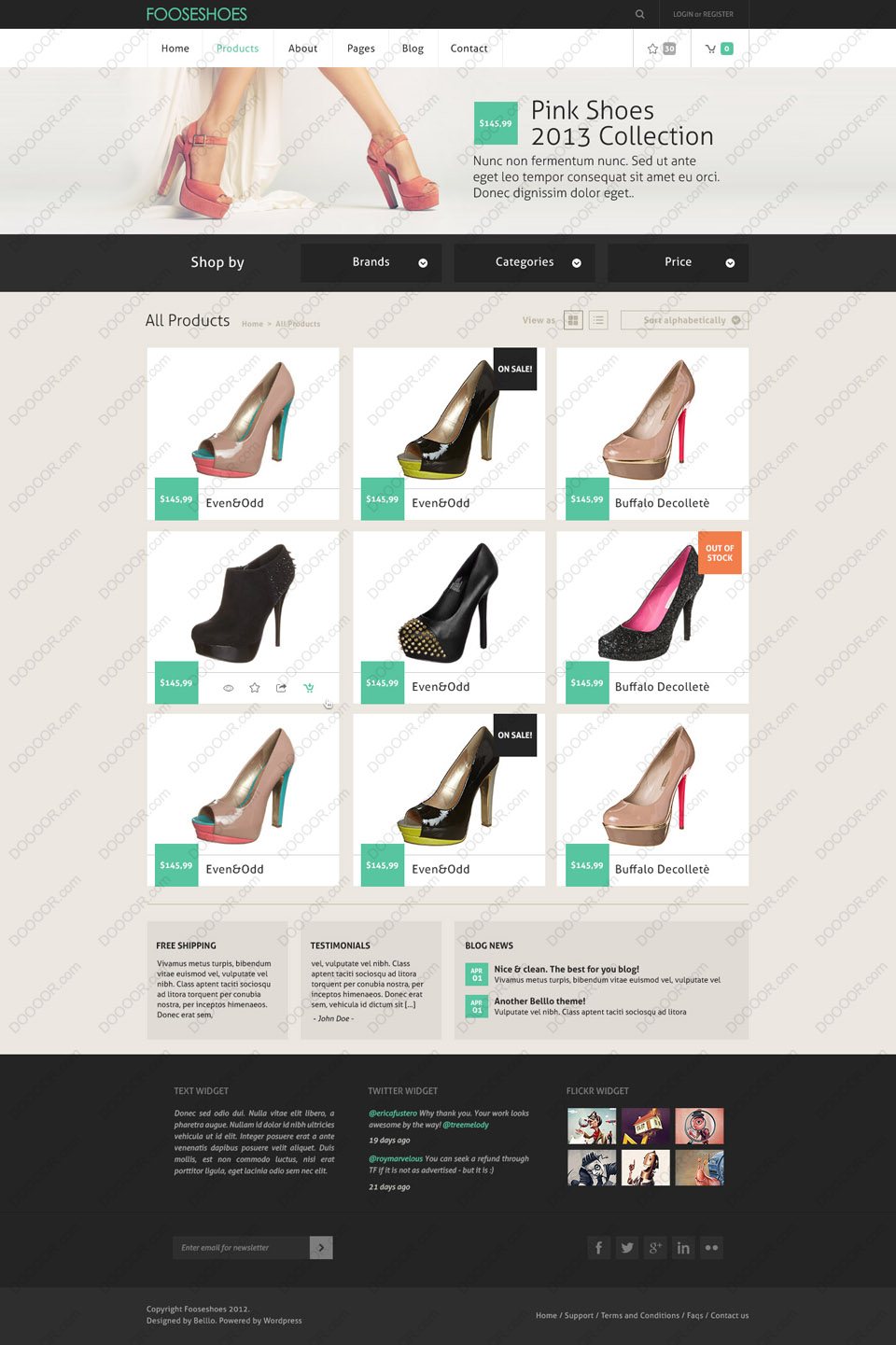 FOOSESHOES简洁白色女鞋商城网页PSD模板素材2页面_Products.jpg