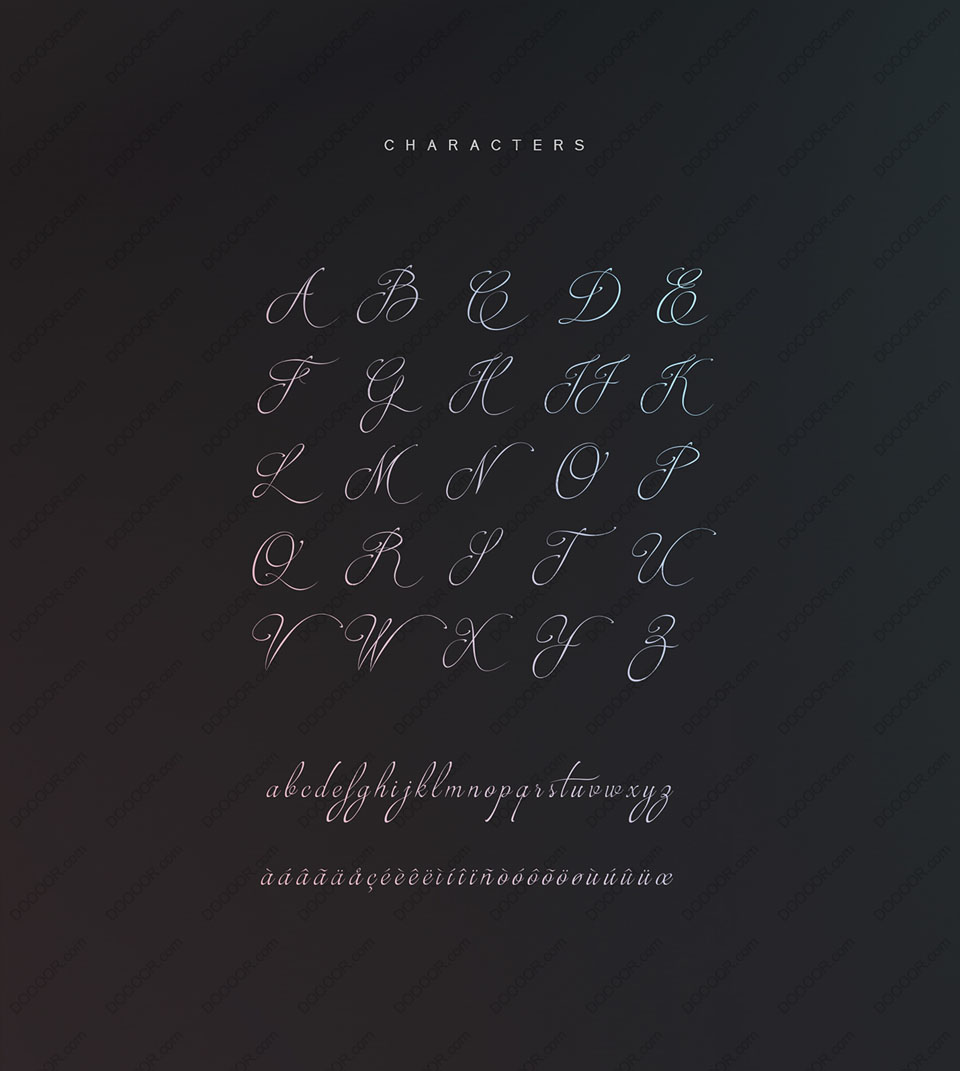 浪漫情人节丝带字体Brotherhood Script下载 [6P] (2).jpg