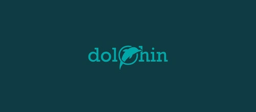 13个可爱海豚LOGO设计 (4).jpg