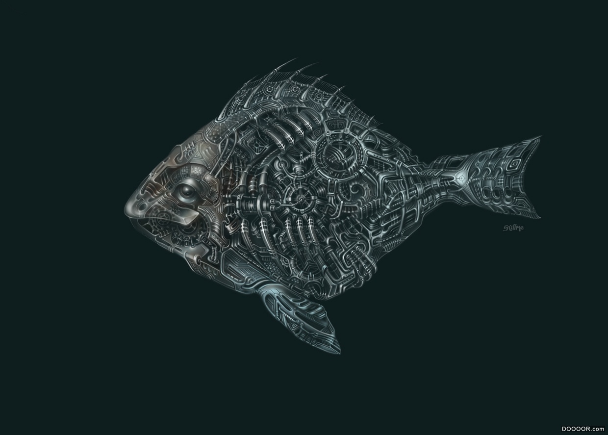 机械古鱼与疯马插画-Natali Rebrova [4P] (3).jpg