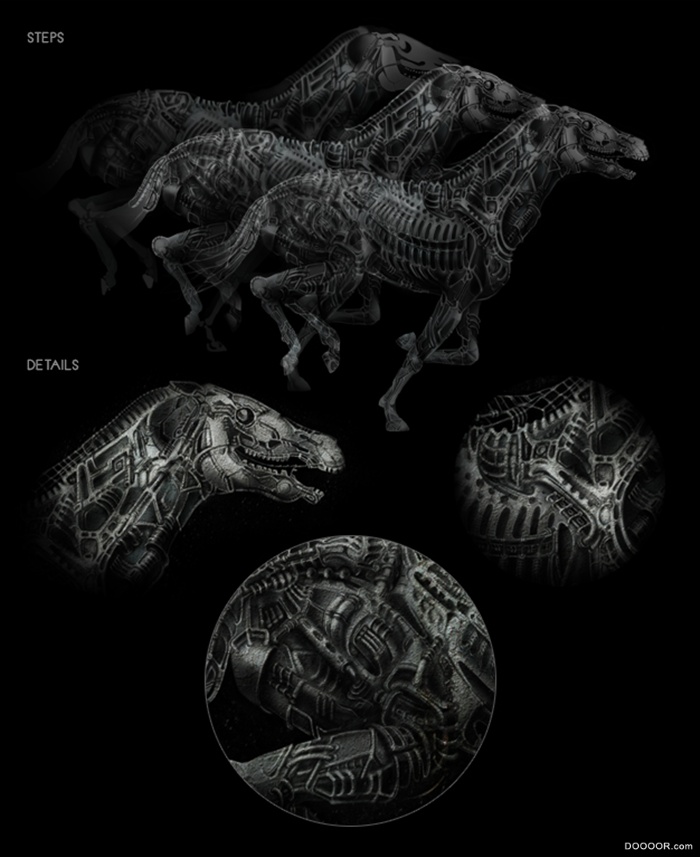 机械古鱼与疯马插画-Natali Rebrova [4P].jpg