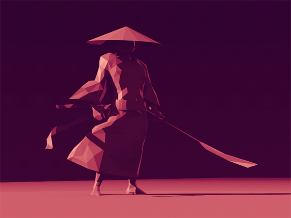 LOW POLY精节点三角面插画&amp;GIF动画-Jona Dinges [19P] (13).gif