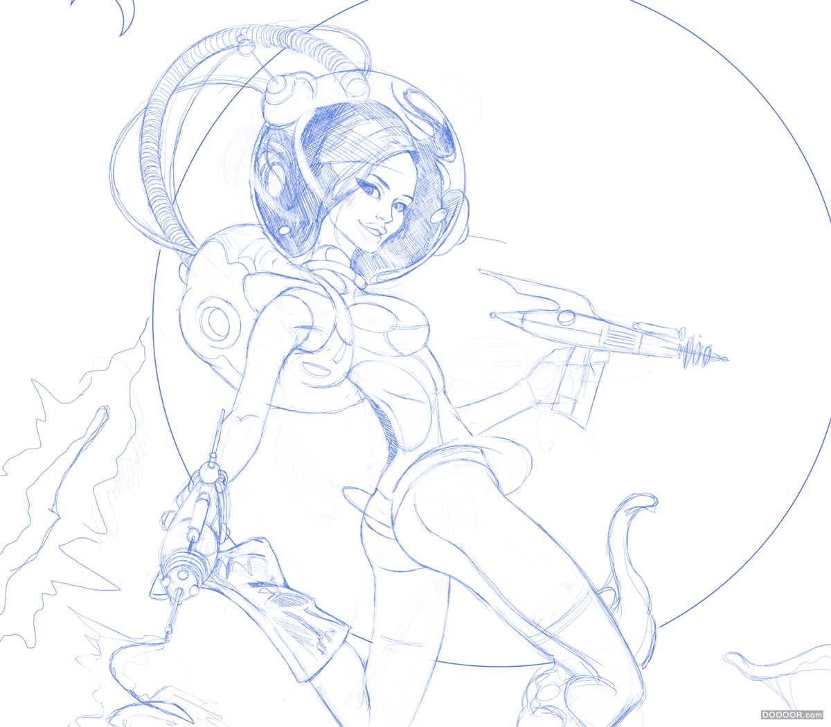 Caroline Vos惊艳性格美女插画作品欣赏 [17P] (4).png