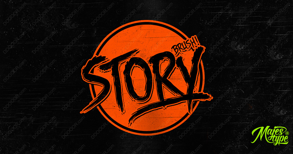Story Brush疯狂刷子英文字体下载.jpg