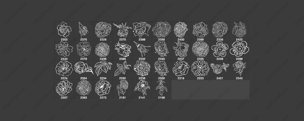 36个实用玫瑰花Photoshop笔刷 (2).jpg
