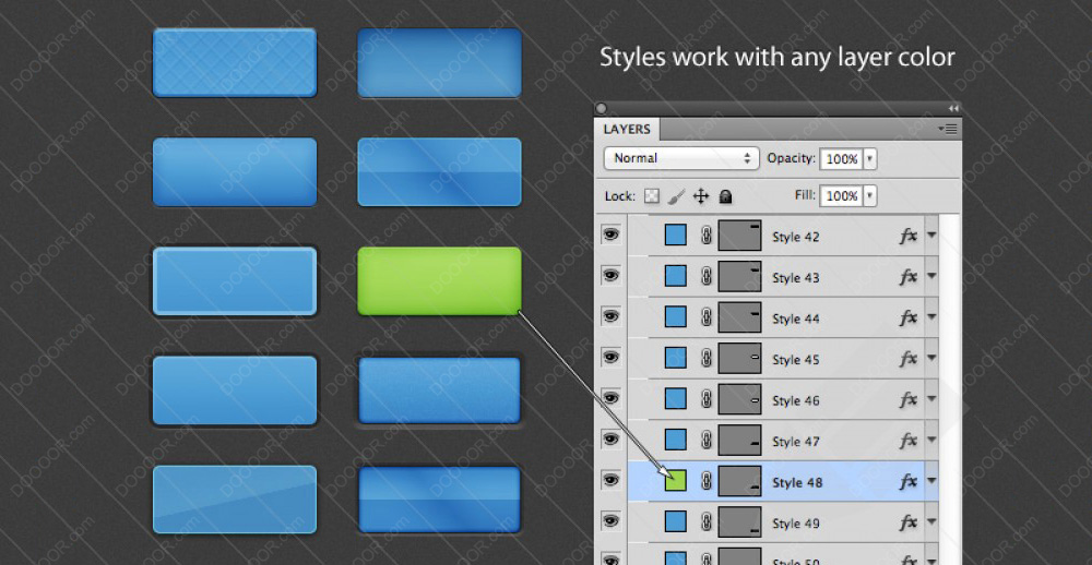50个质感按钮Photoshop样式及PSD分层素材下载 (4).jpg