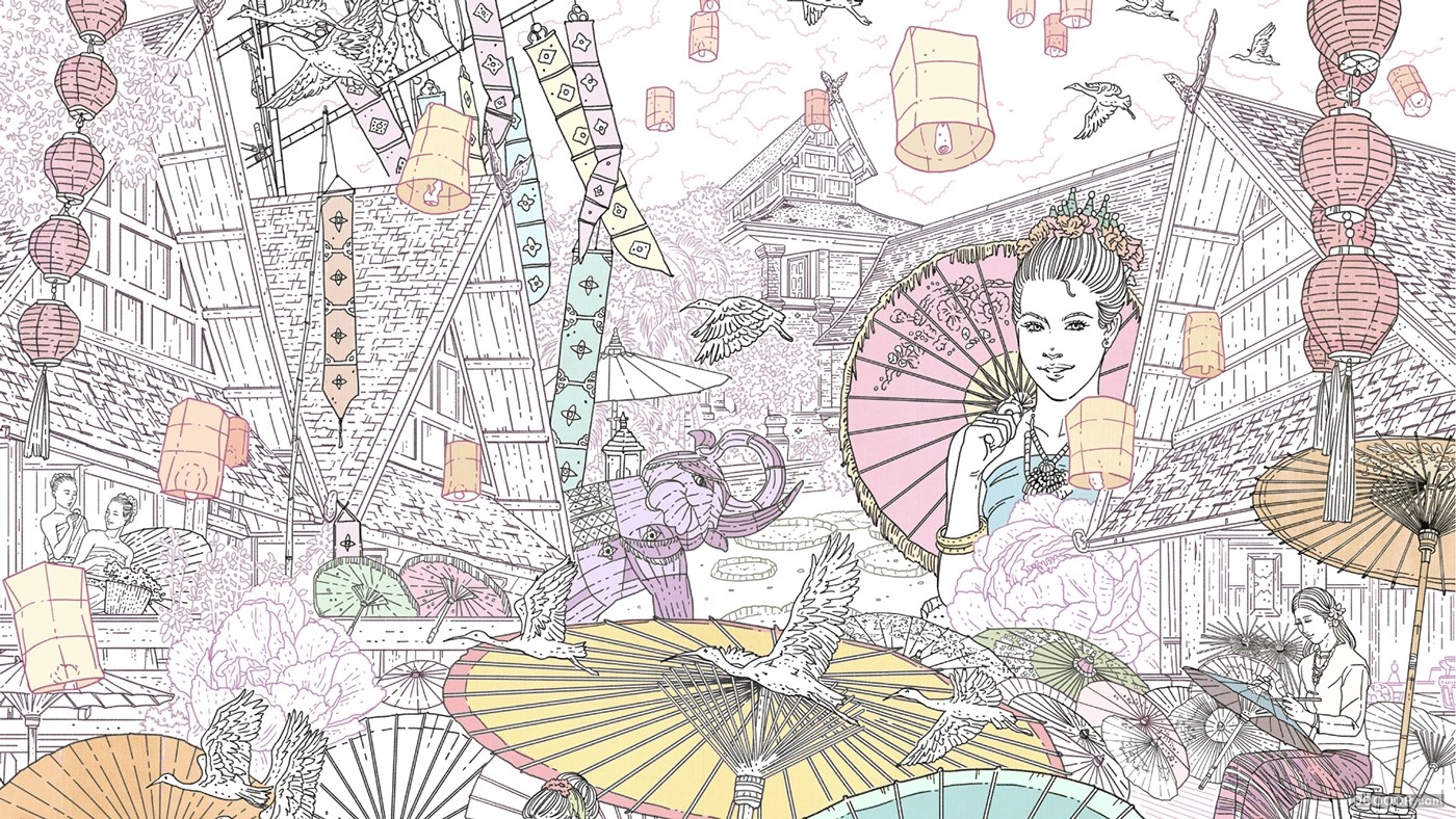 ISE丝巾设计插画超强复杂图案驾驭功底-Ise Ananphada [36P] (3).jpg