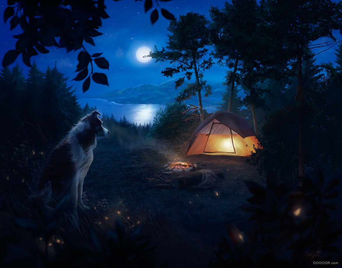 森林里的狼和狐狸以及小动物温馨插画-Marie Beschorner (Company of Wolves) [26P] (2.jpg