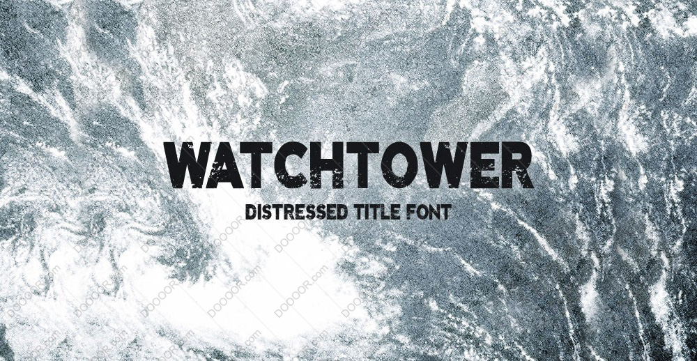 WATCHTOW哀伤的守望塔英文标题字体下载 (1).jpg