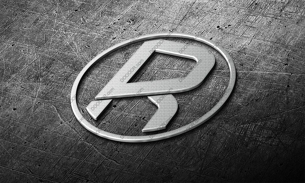 钢板上的金属LOGO效果图PSD模板 (2).jpg