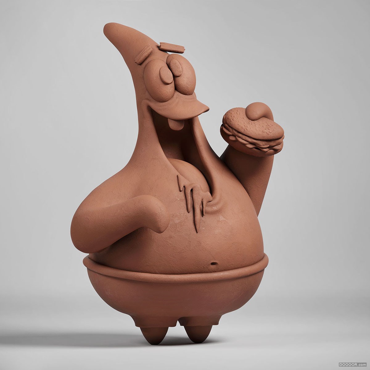 3D艺术家Guzz Soares泥塑质感角色造型设计-Guzz Soares [87P] (23).jpg