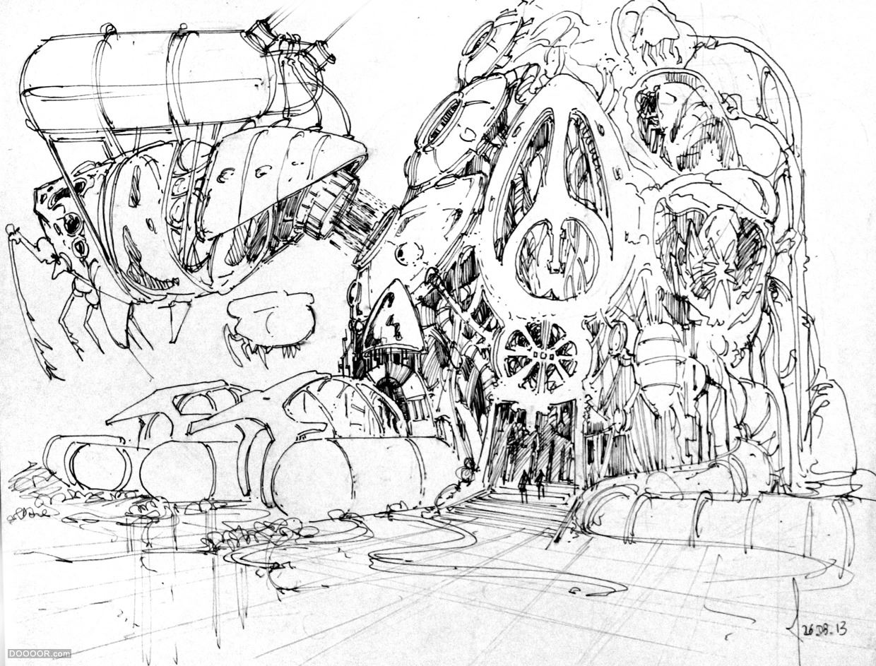 ARTUR大开大合建筑设计实例快速手绘作品-Artur Stępniak [56P] (39).jpg
