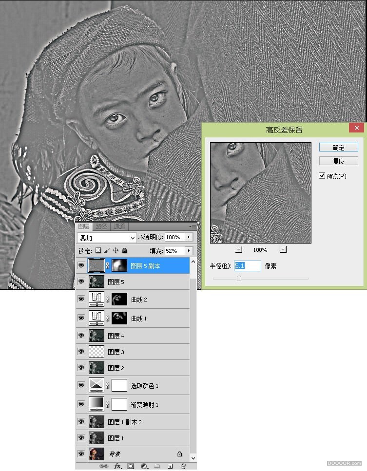 大山里的孩子-将彩照用PS调出超质感的黑白照片 [22P] (18).jpg