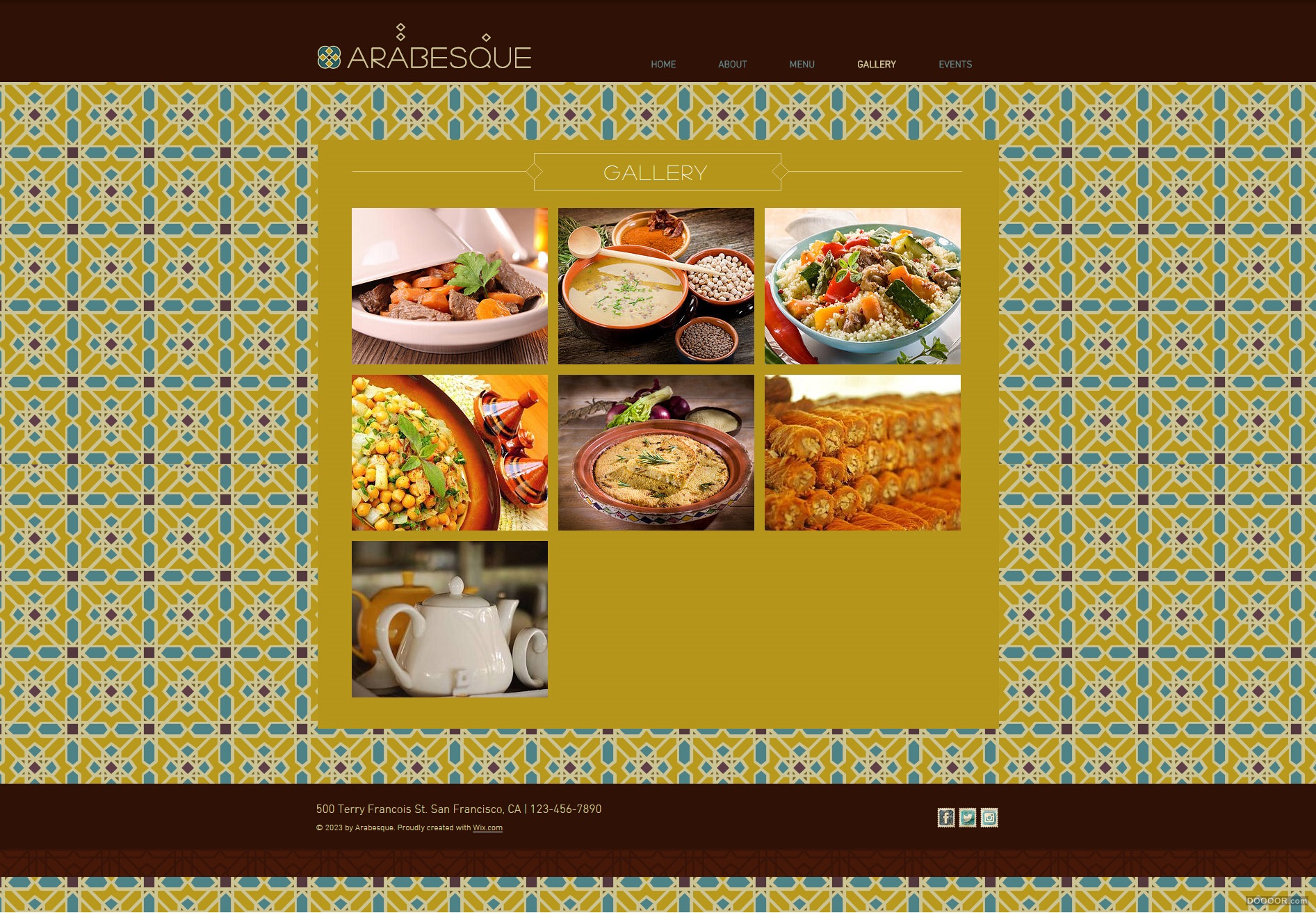 ARABESQUE特色西餐餐饮网站设计 [5P] (5).jpg