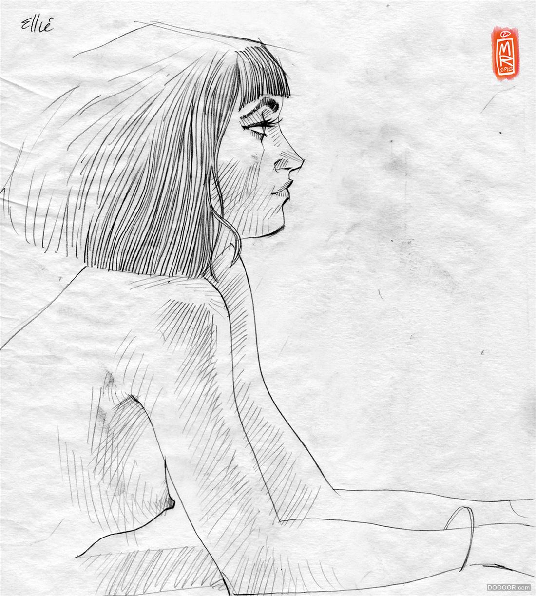 RIGOLL极致精炼抽象素描人体-mike rigoll [78P] (5).jpg