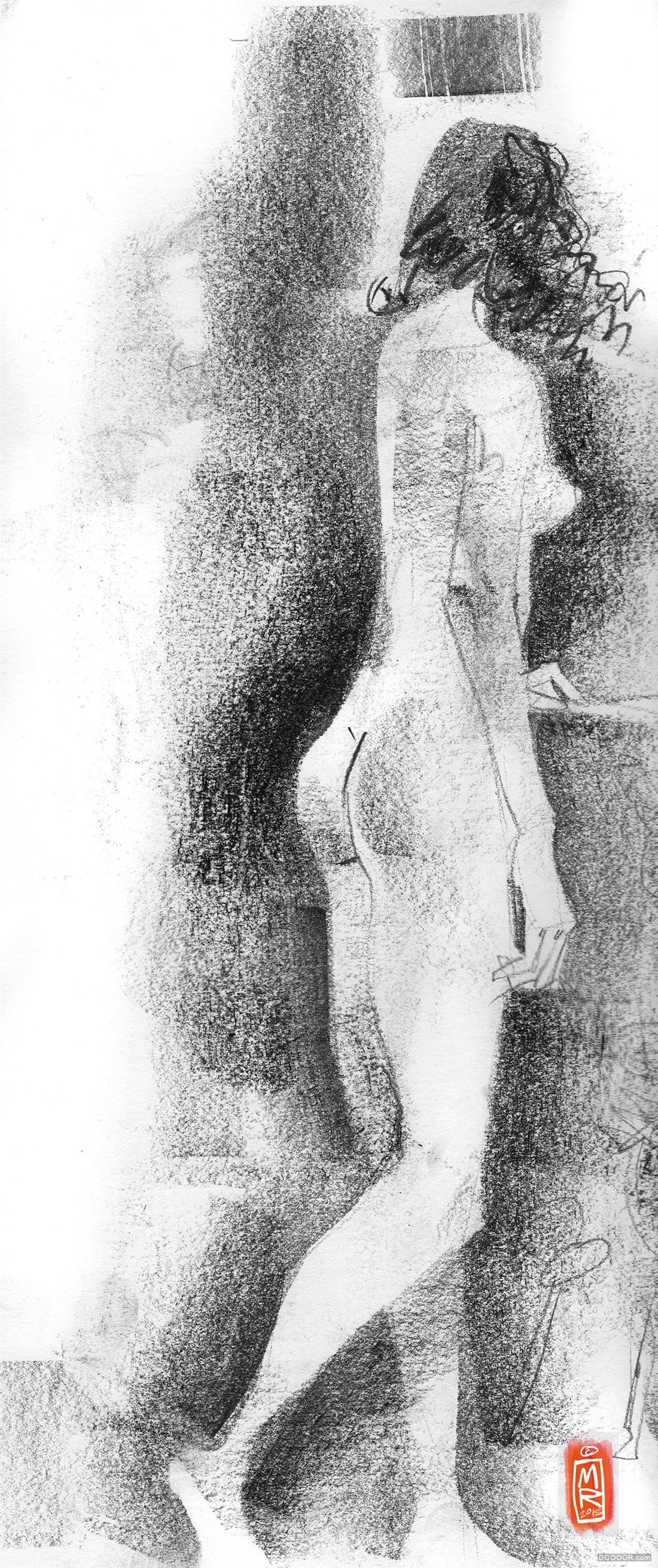RIGOLL极致精炼抽象素描人体-mike rigoll [78P] (7).jpg
