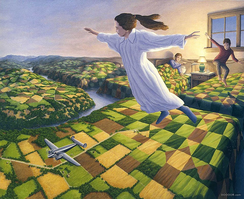 25个心灵扭曲错觉绘画-Robert Gonsalves (7).jpg