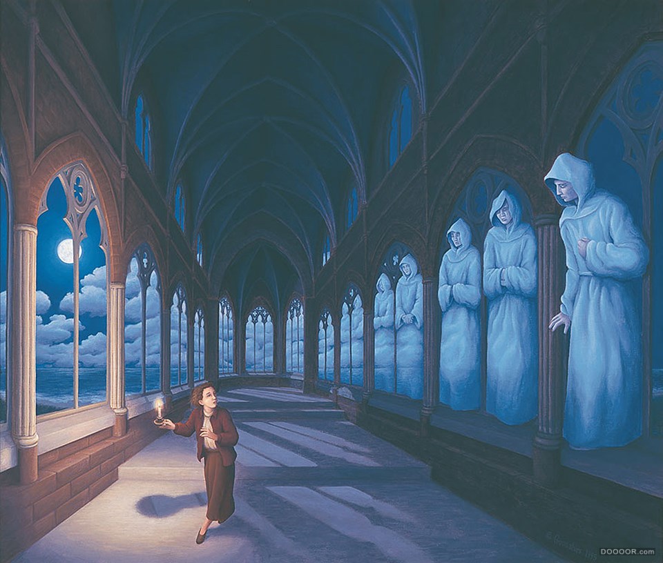 25个心灵扭曲错觉绘画-Robert Gonsalves (11).jpg