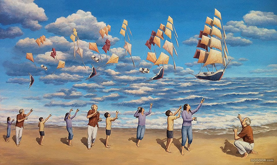 25个心灵扭曲错觉绘画-Robert Gonsalves (13).jpg