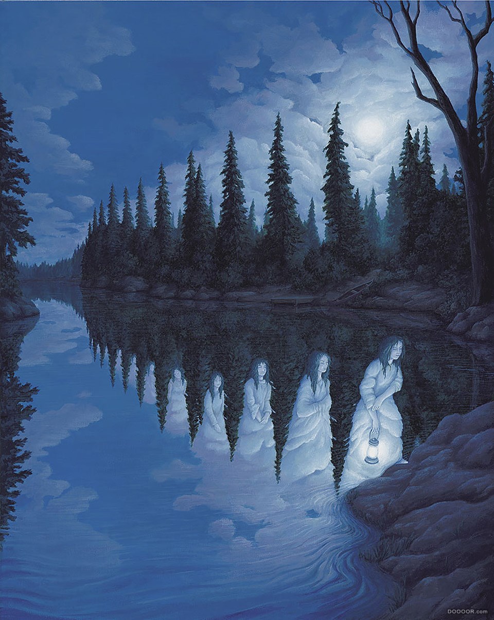 25个心灵扭曲错觉绘画-Robert Gonsalves (25).jpg