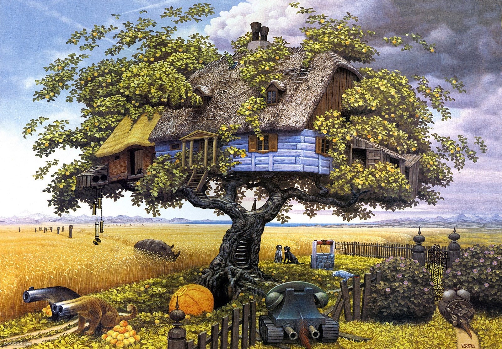 极限想象力多维度透视画家-Jacek Yerka [26P] (20).jpg