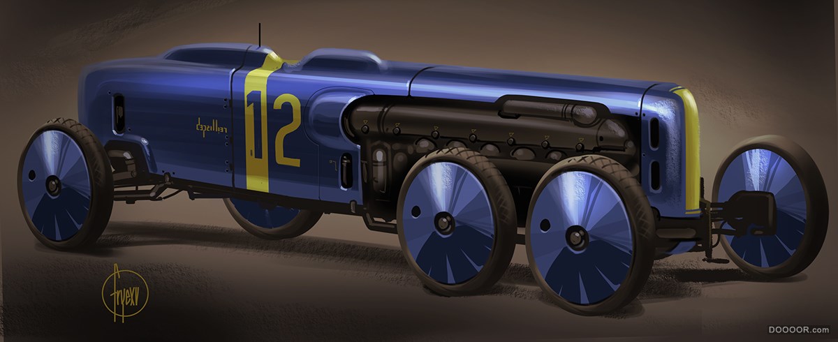 多种概念汽车及飞行器工业手绘.作品-John Frye [68P] (33).jpg