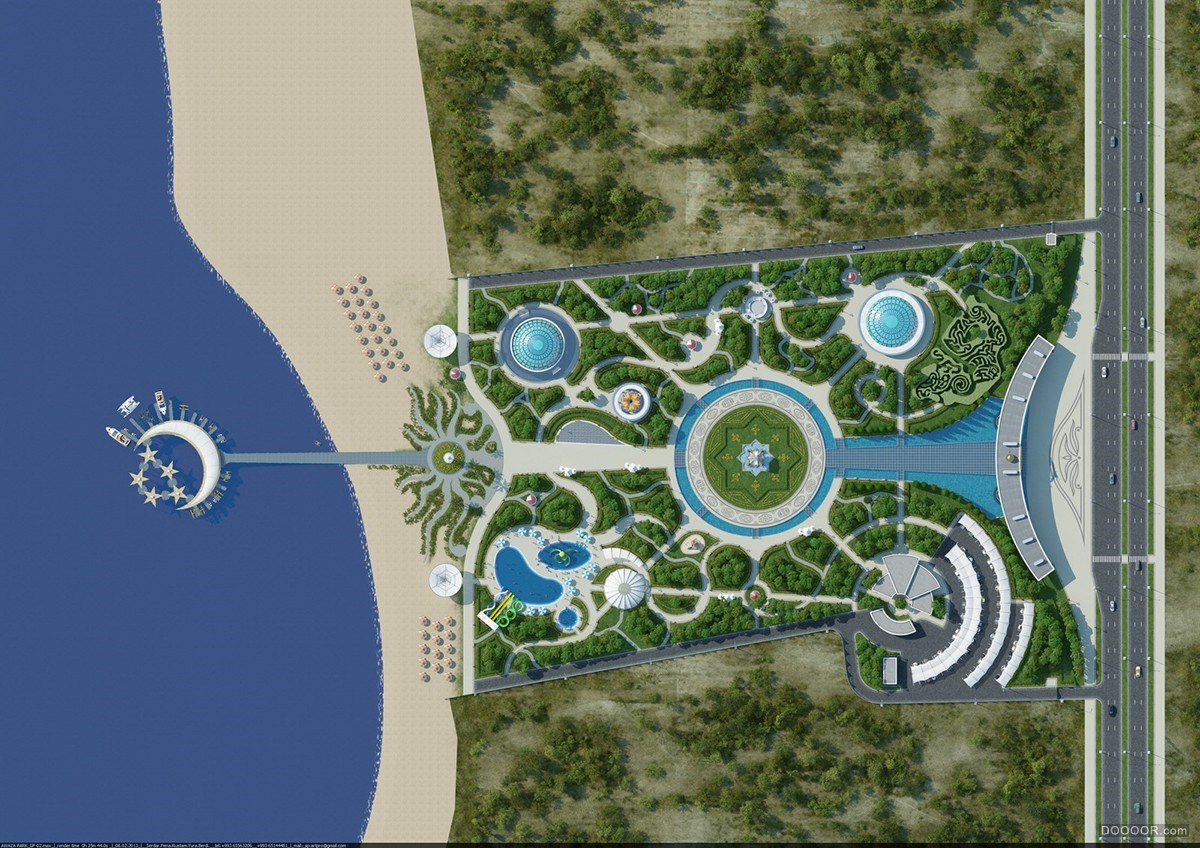 [103P]难得一见建筑群级景观规划设计牛作-Rustam Arazov (7).jpg