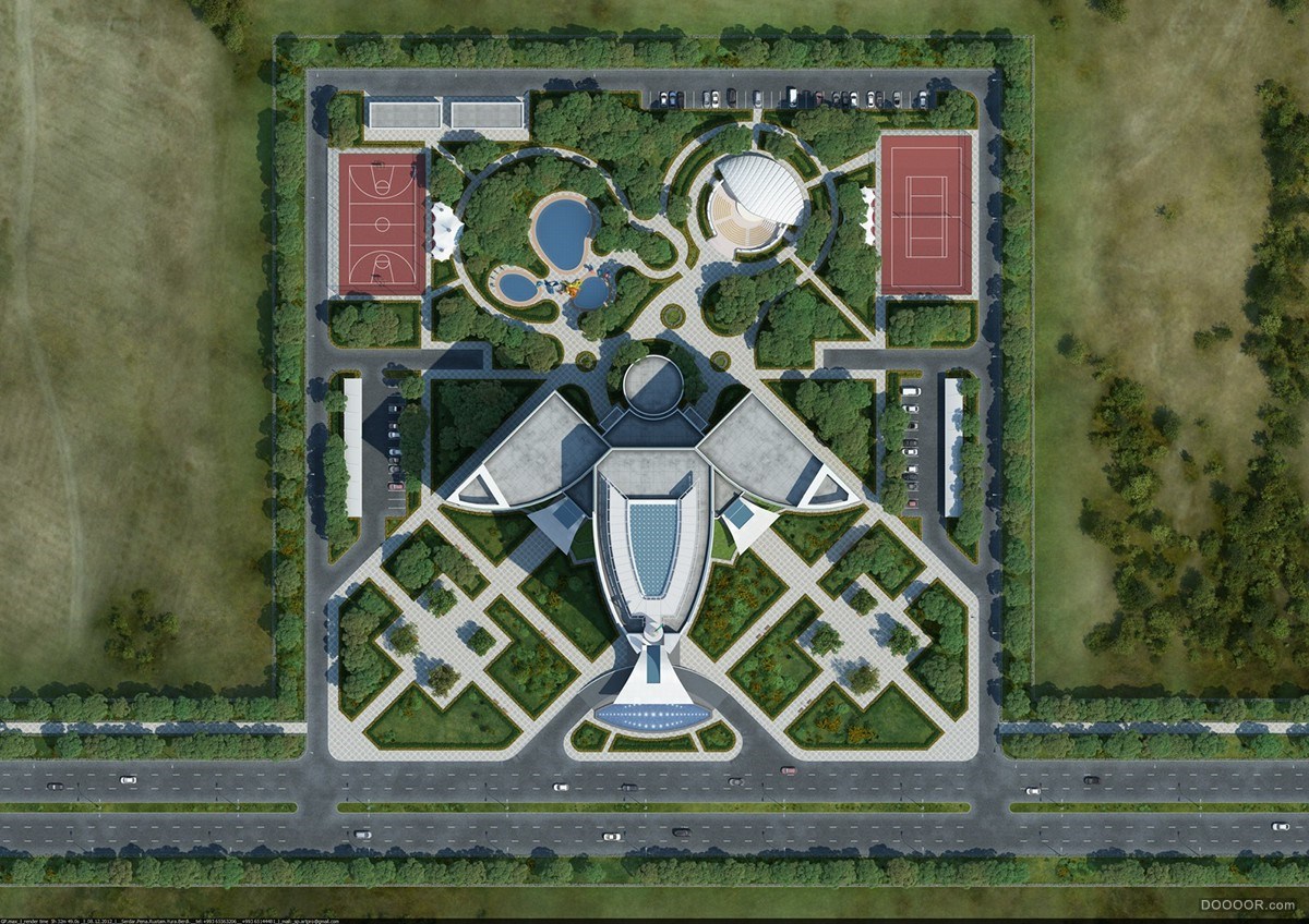 [103P]难得一见建筑群级景观规划设计牛作-Rustam Arazov (39).jpg