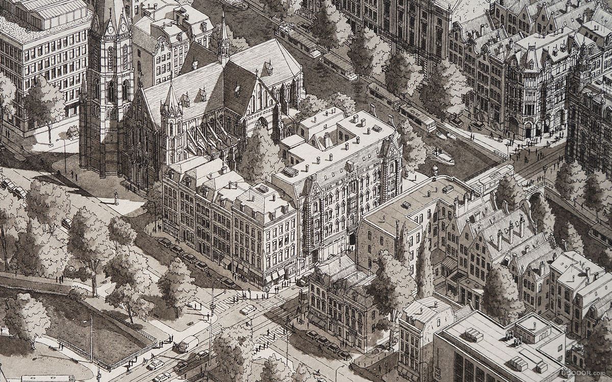 [96P]Stefan Bleekrode超级规模建筑规划手绘设计作品-Stefan Bleekrode (14).jpg