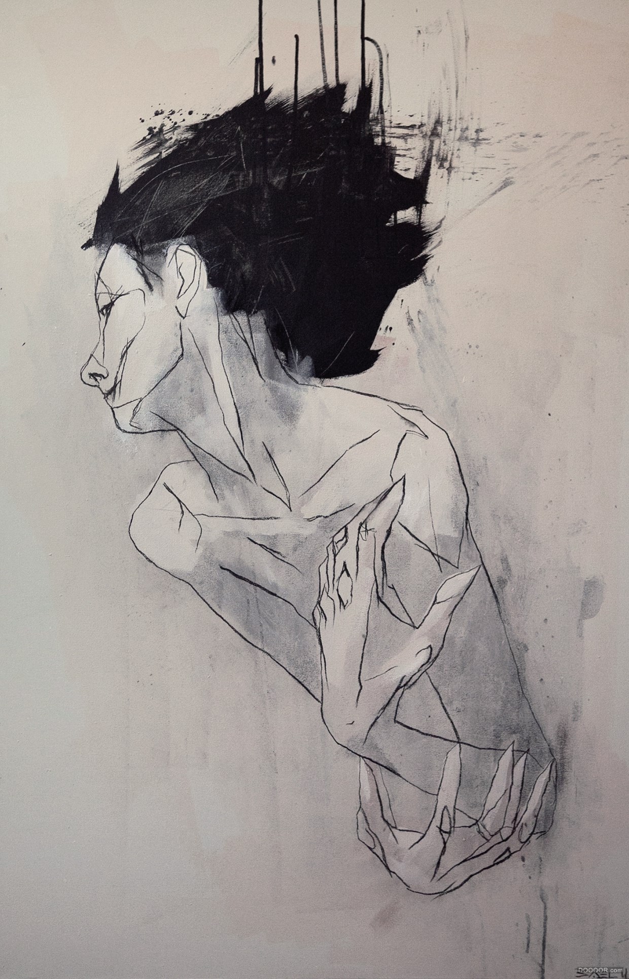 英国BAEL Art自学成才干练人体线条手绘作品 [45P] (41).jpg