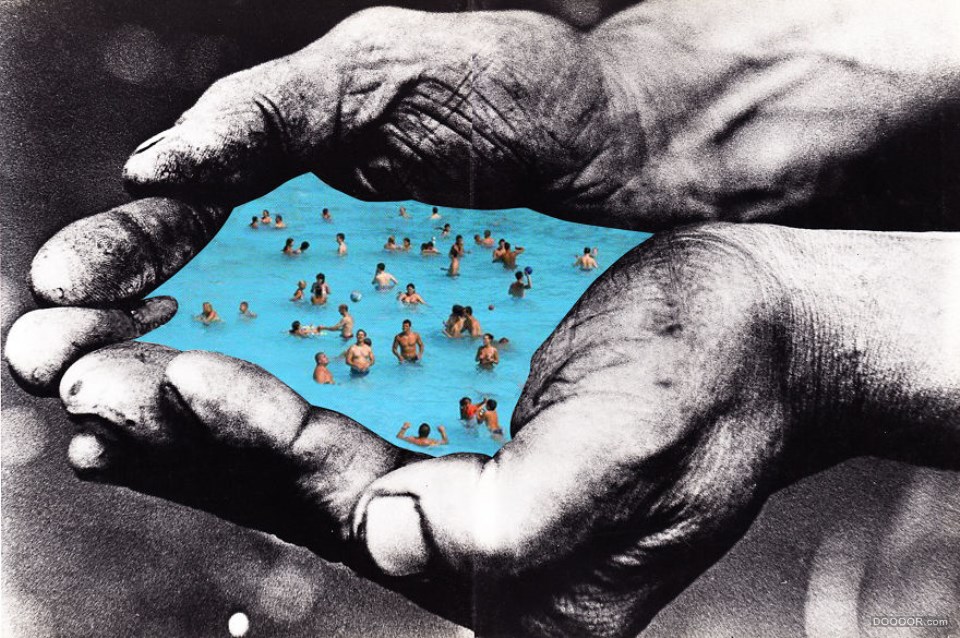 现代世界令人不快的事实-愤世嫉俗的拼贴画-Joe Webb [12P] (1).jpg