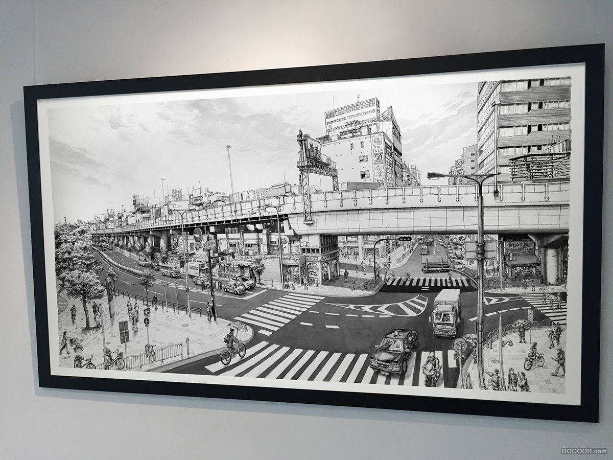 巴黎Decktwo庞大布局城市体铅笔&amp;针管笔壁画作品-Deck two [75P] (74).jpg
