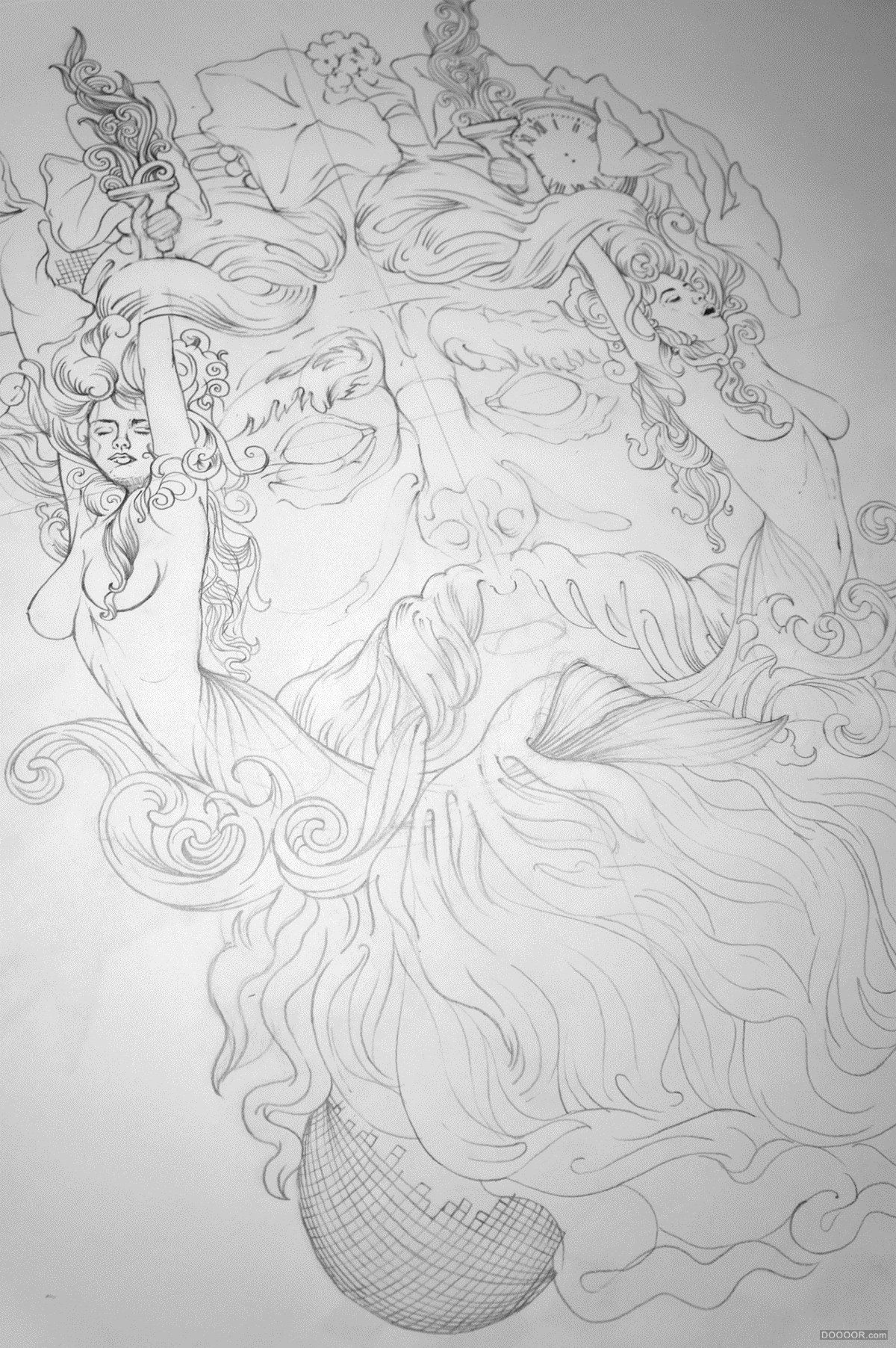 \'Bacchus\'三组酒神巴克斯绘画过程-Greg Coulton [39P] (13).jpg
