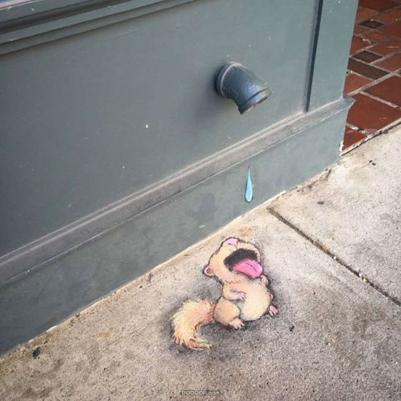 古怪又可爱街头粉笔精灵幻想涂鸦-David Zinn [42P] (37).jpg