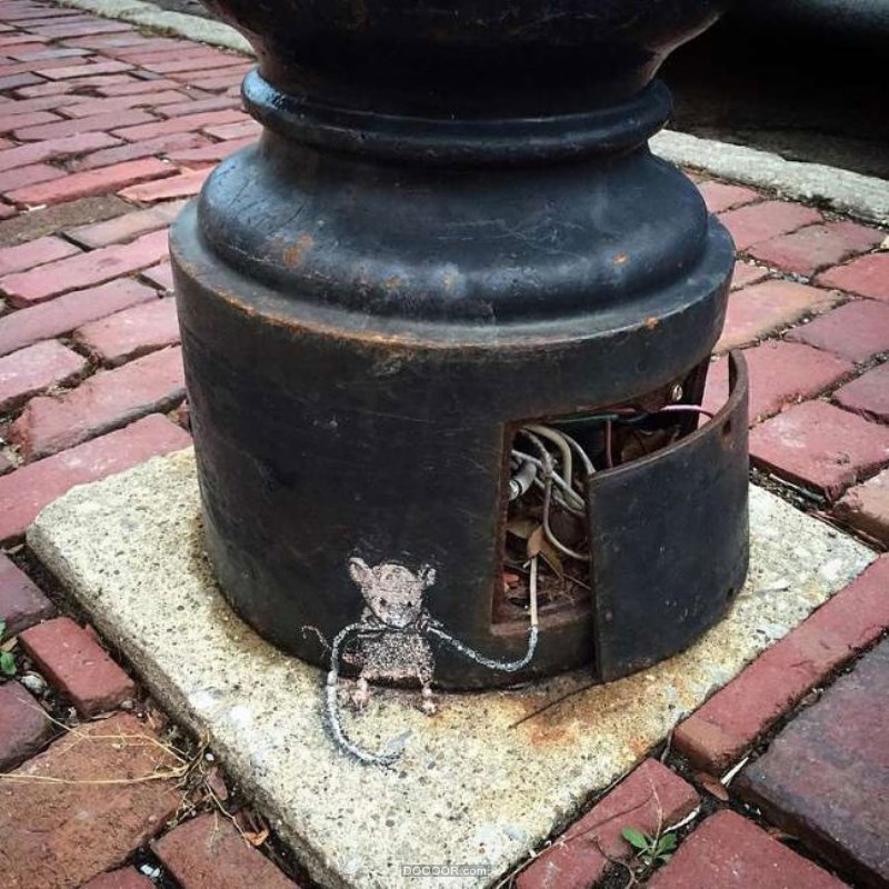 古怪又可爱街头粉笔精灵幻想涂鸦-David Zinn [42P] (38).jpg