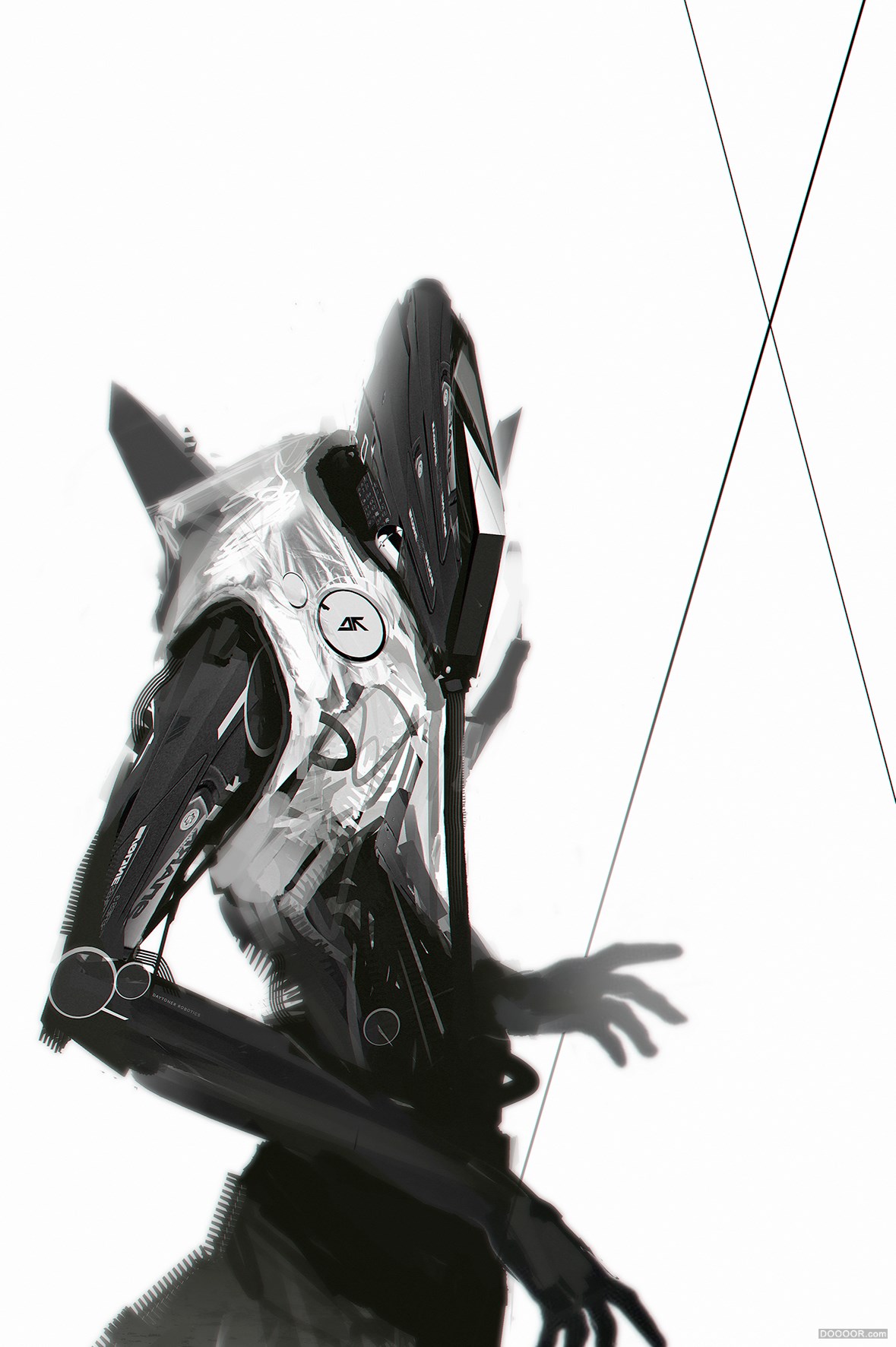 宝马汽车设计师DAYTONER .科幻机器人设计作品 [61P] (18).jpg