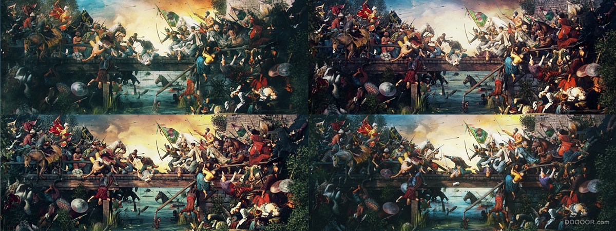 3D牛人再现1825年油画《The Attack Of Zrinyi》 -Zsolt Ekho Farkas[16P] (13).jpg