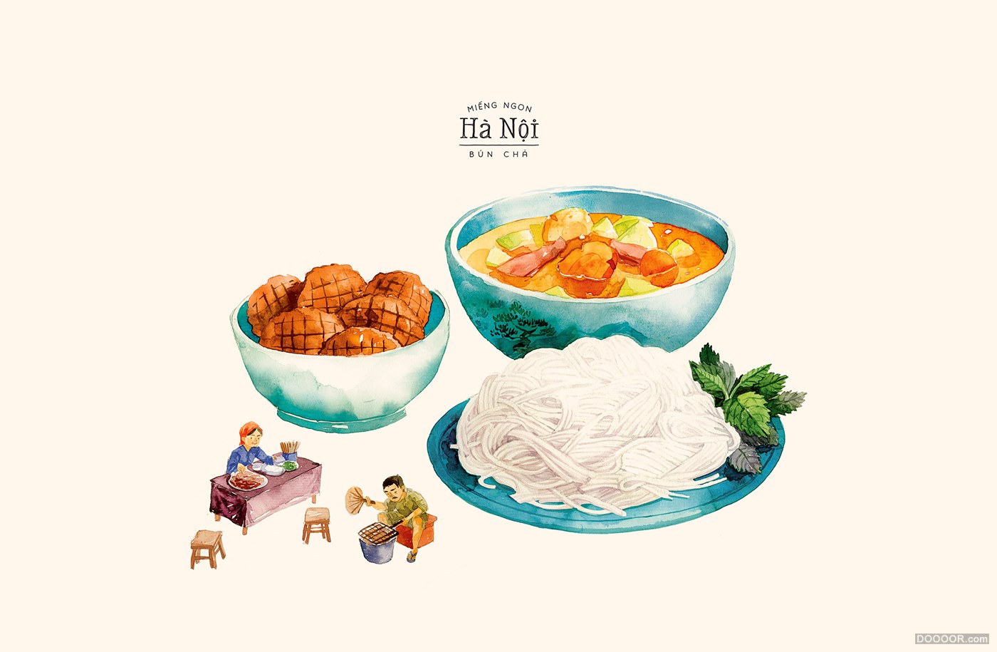 精美手绘Tùng Nâm美食与传统城市民俗日历-Tùng Nâm [22P] (7).jpg